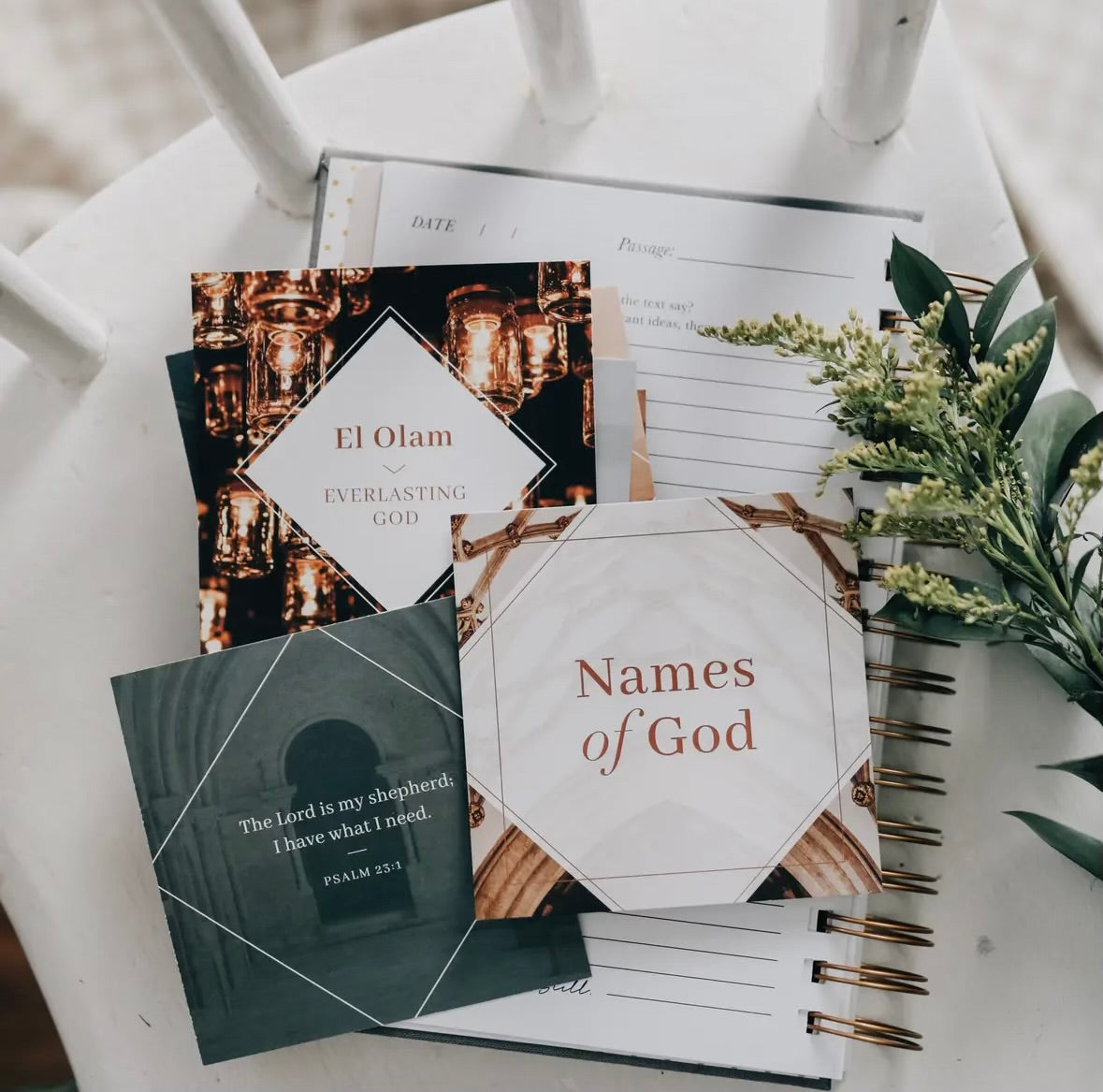 The Names of God Verse Card Set
