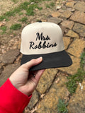 Mrs Embroidered PUFF Cap