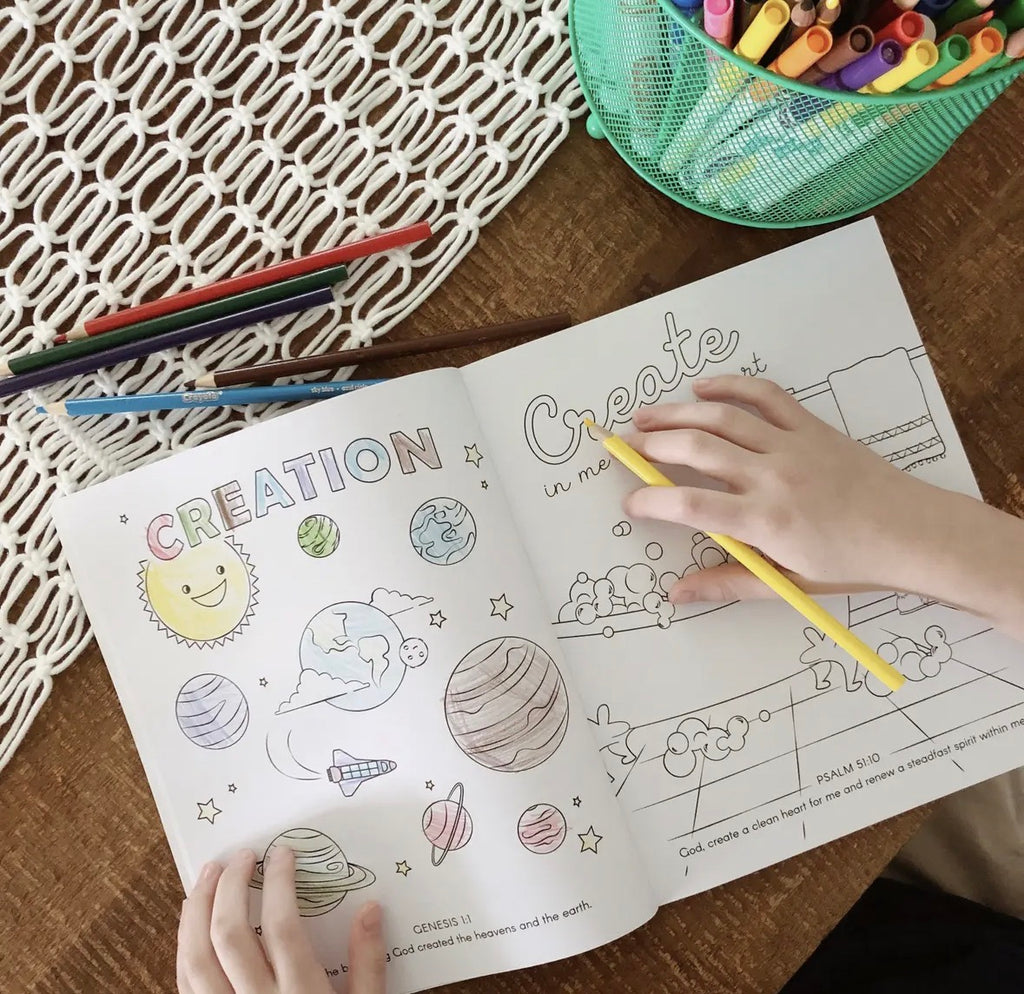 Colored with Grace- Kids Coloring Book