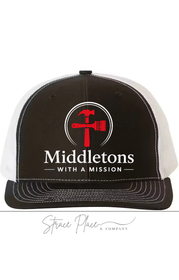 PREORDER- Middletons With A Mission Embroidered Trucker Hat