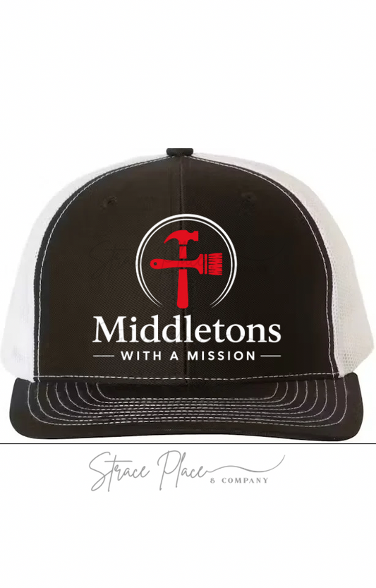 PREORDER- Middletons With A Mission Embroidered Trucker Hat