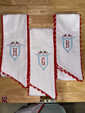 Patriotic Crest Wreath Sash
