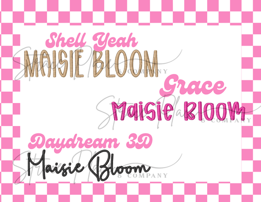 Maisie Bloom Embroidered Hat