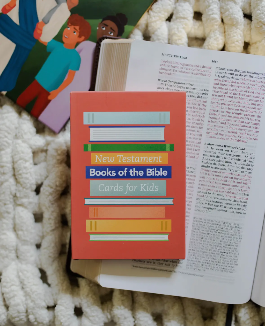 New Testament Books of the Bible Card Set- Kids