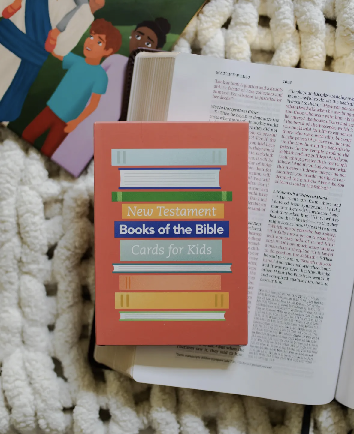 New Testament Books of the Bible Card Set- Kids