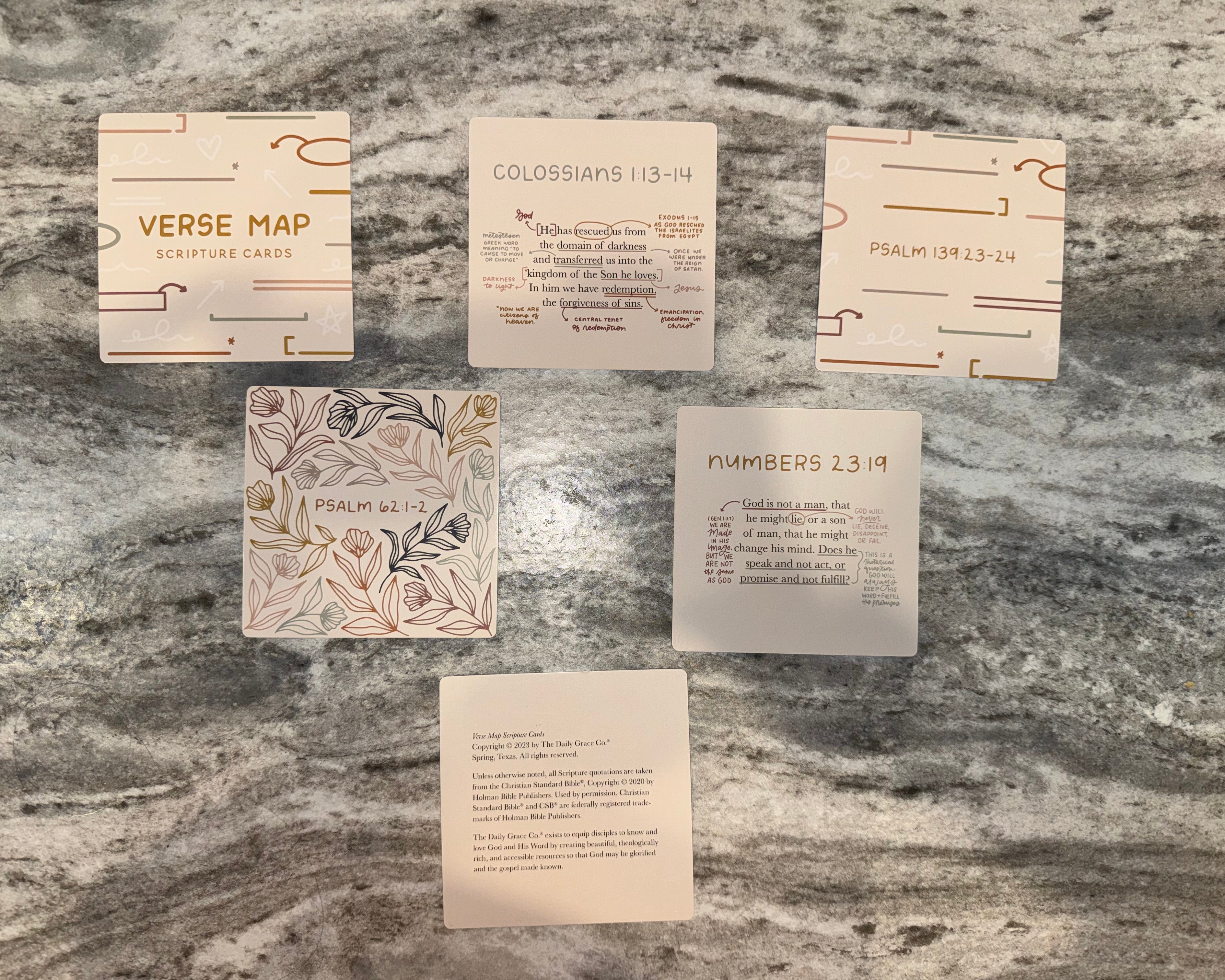Verse Map Card Set