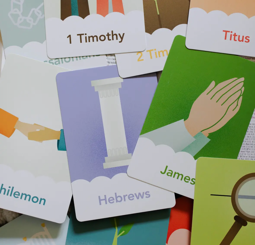New Testament Books of the Bible Card Set- Kids