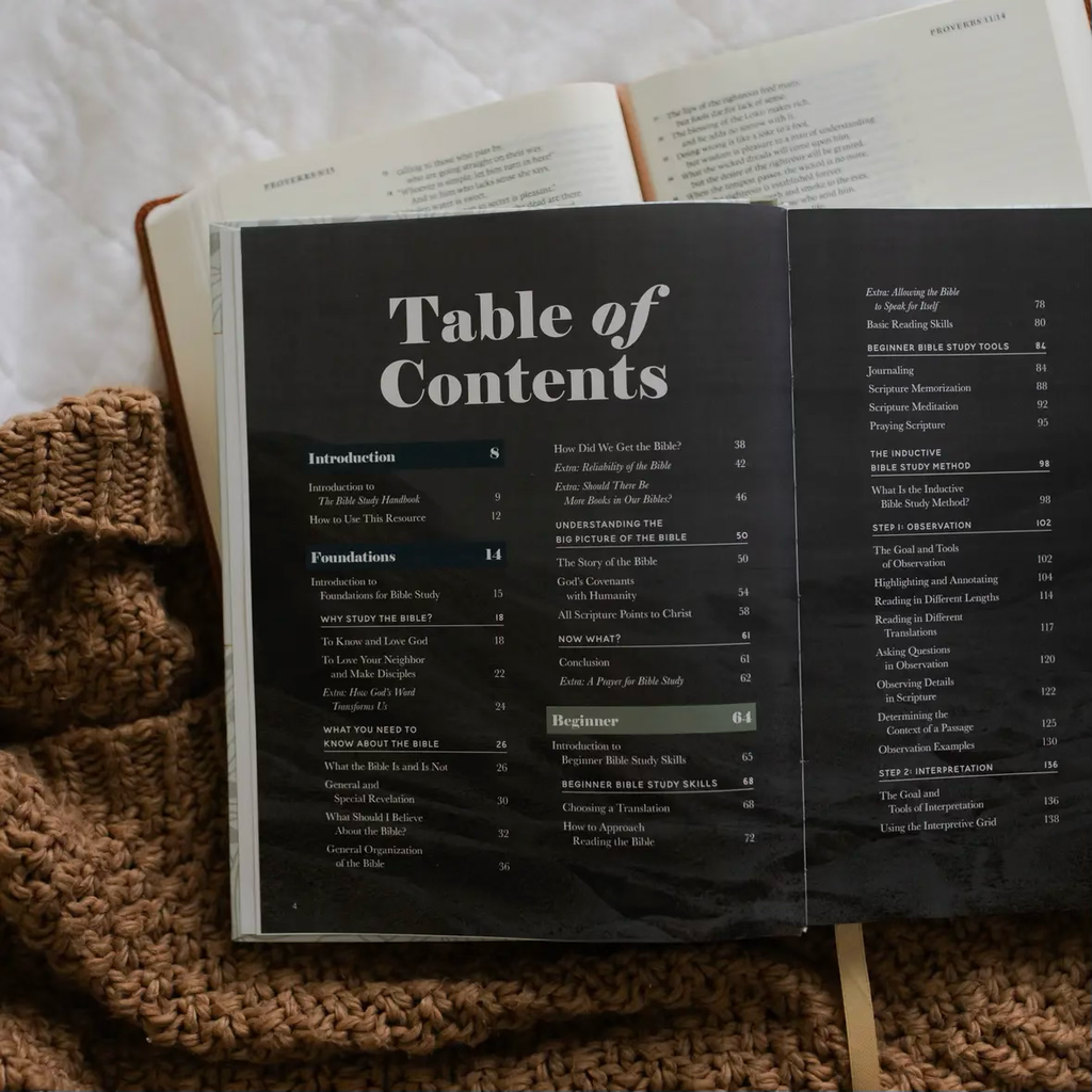 The Bible Study Handbook | Coffee Table Book
