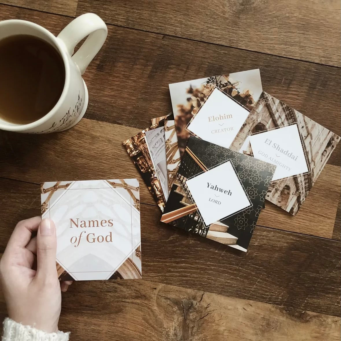 The Names of God Verse Card Set