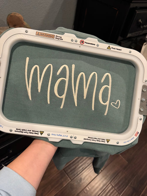 CC Hand Lettered Embroidered Sweatshirt