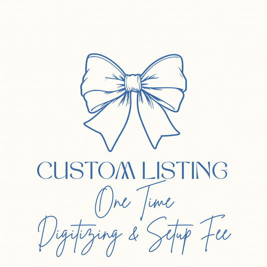One Time Digitizing Fee