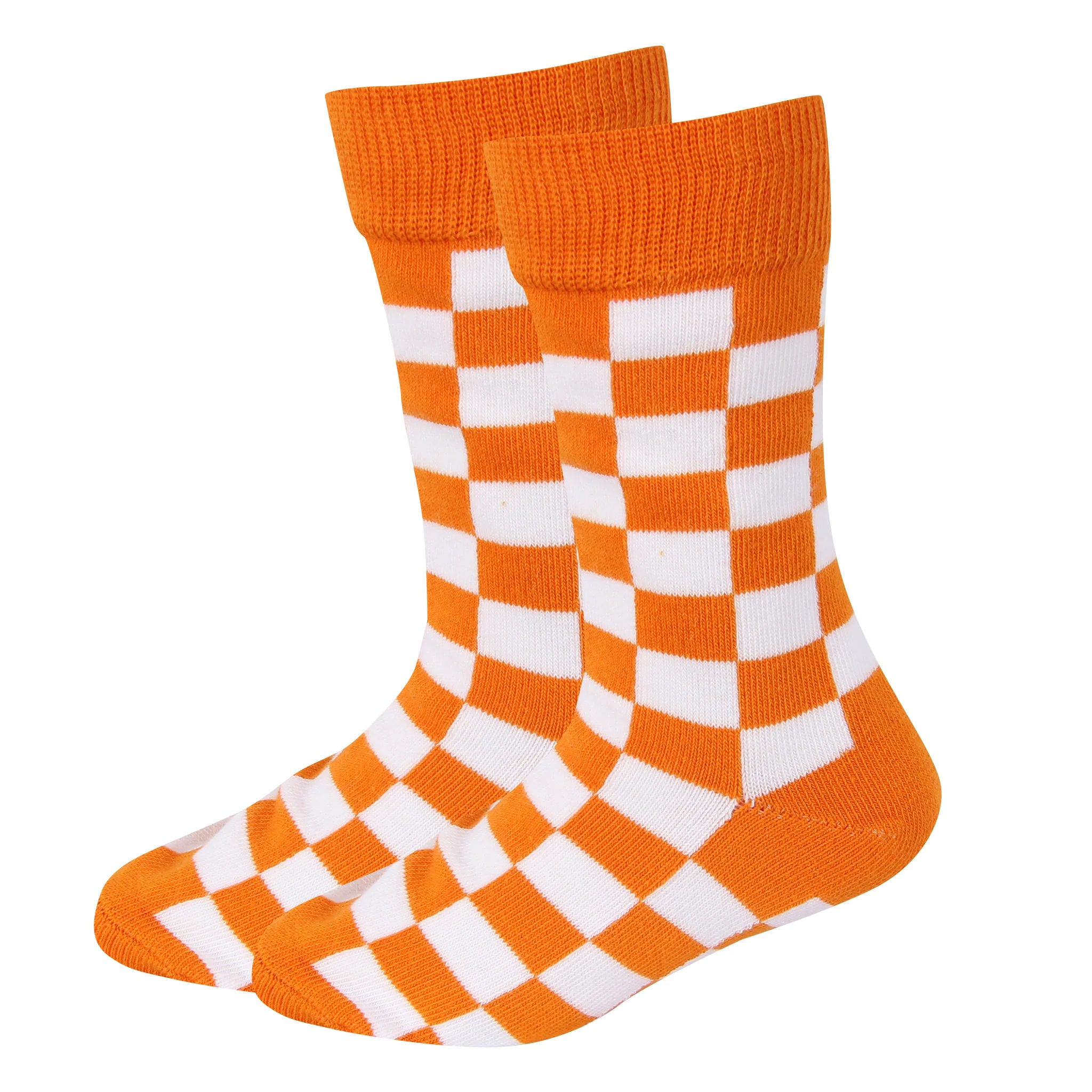 Kids Orange and White Socks